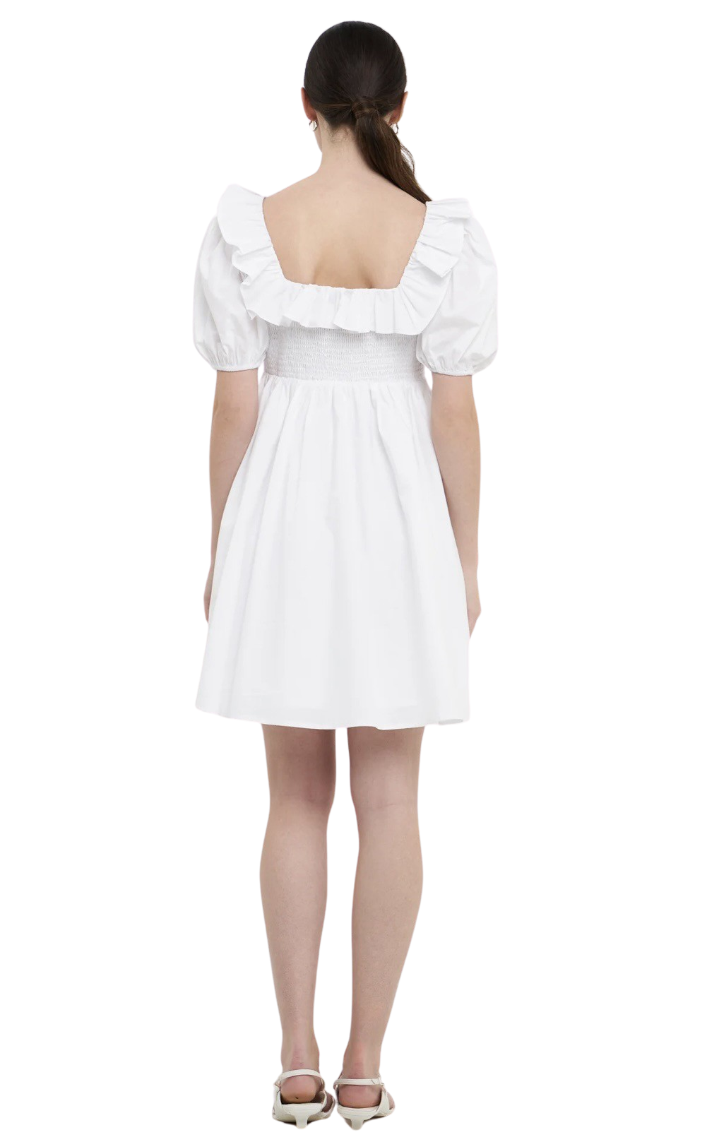 Apparel- English Factory Smocked Puff Sleeve Dress