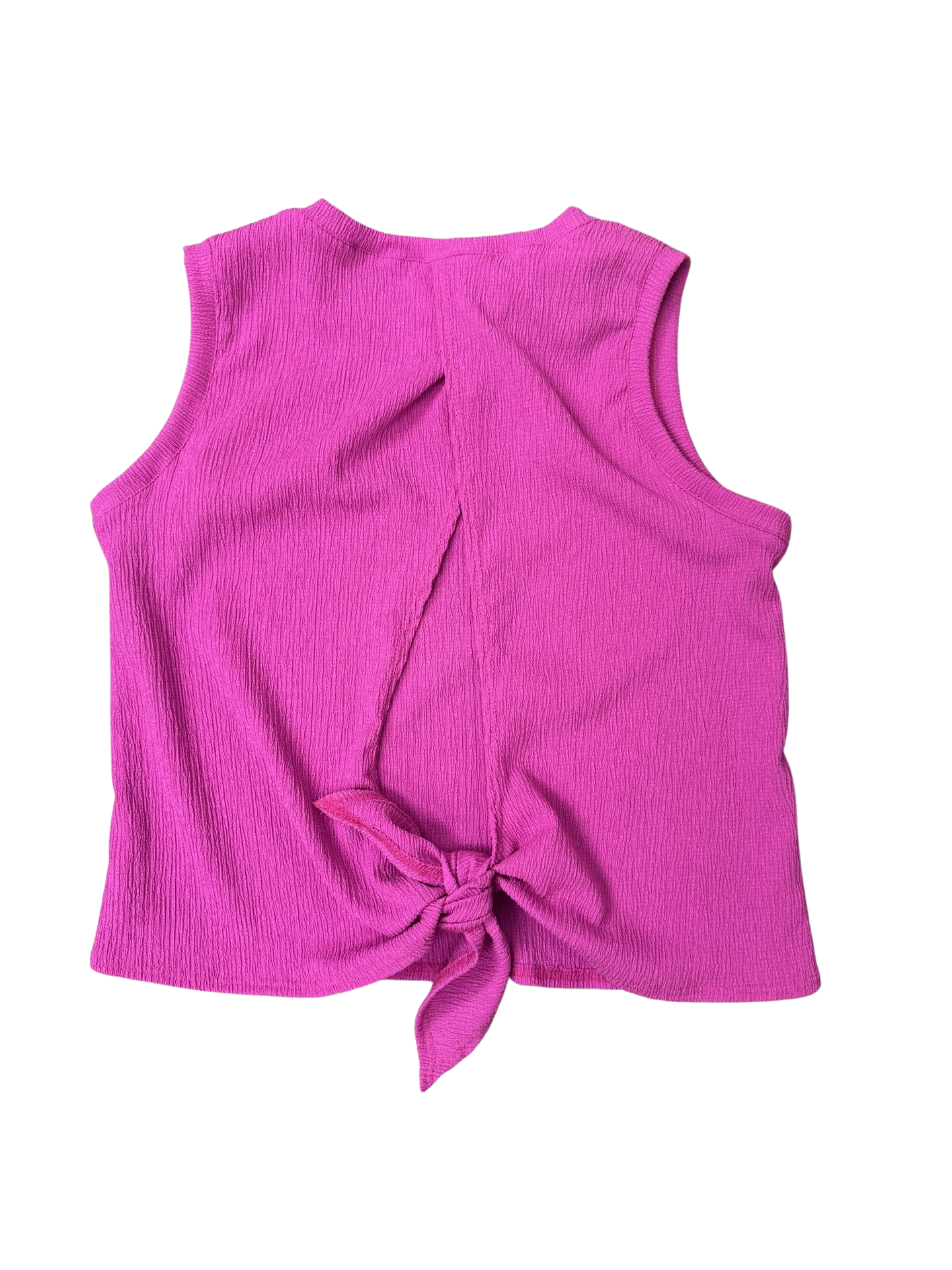 Girls- Erge Crinkled Crepe Tank Top