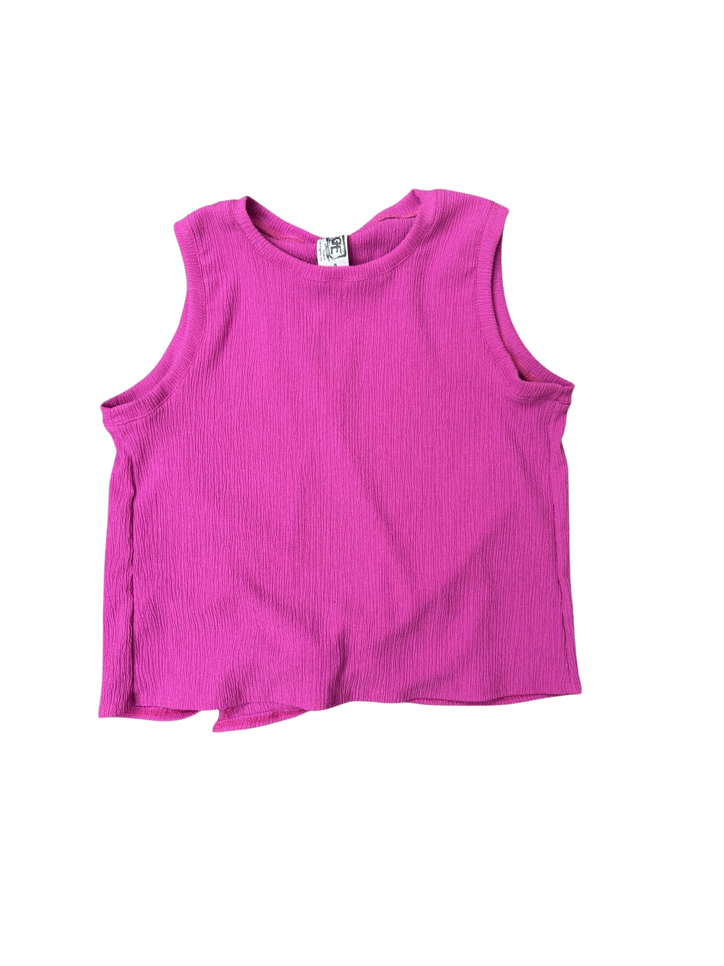 Girls- Erge Crinkled Crepe Tank Top