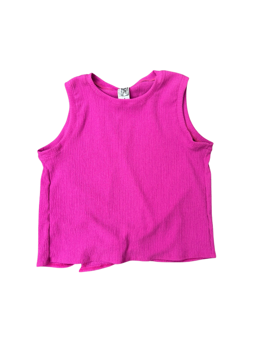 Girls- Erge Crinkled Crepe Tank Top
