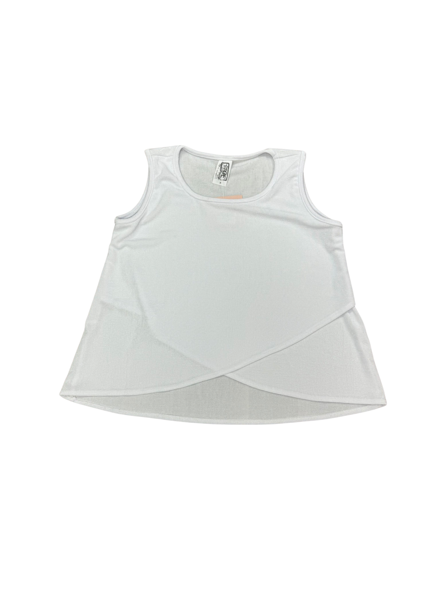 Girls- Erge Solid Slinky Layer Bottom Tank and Short Set