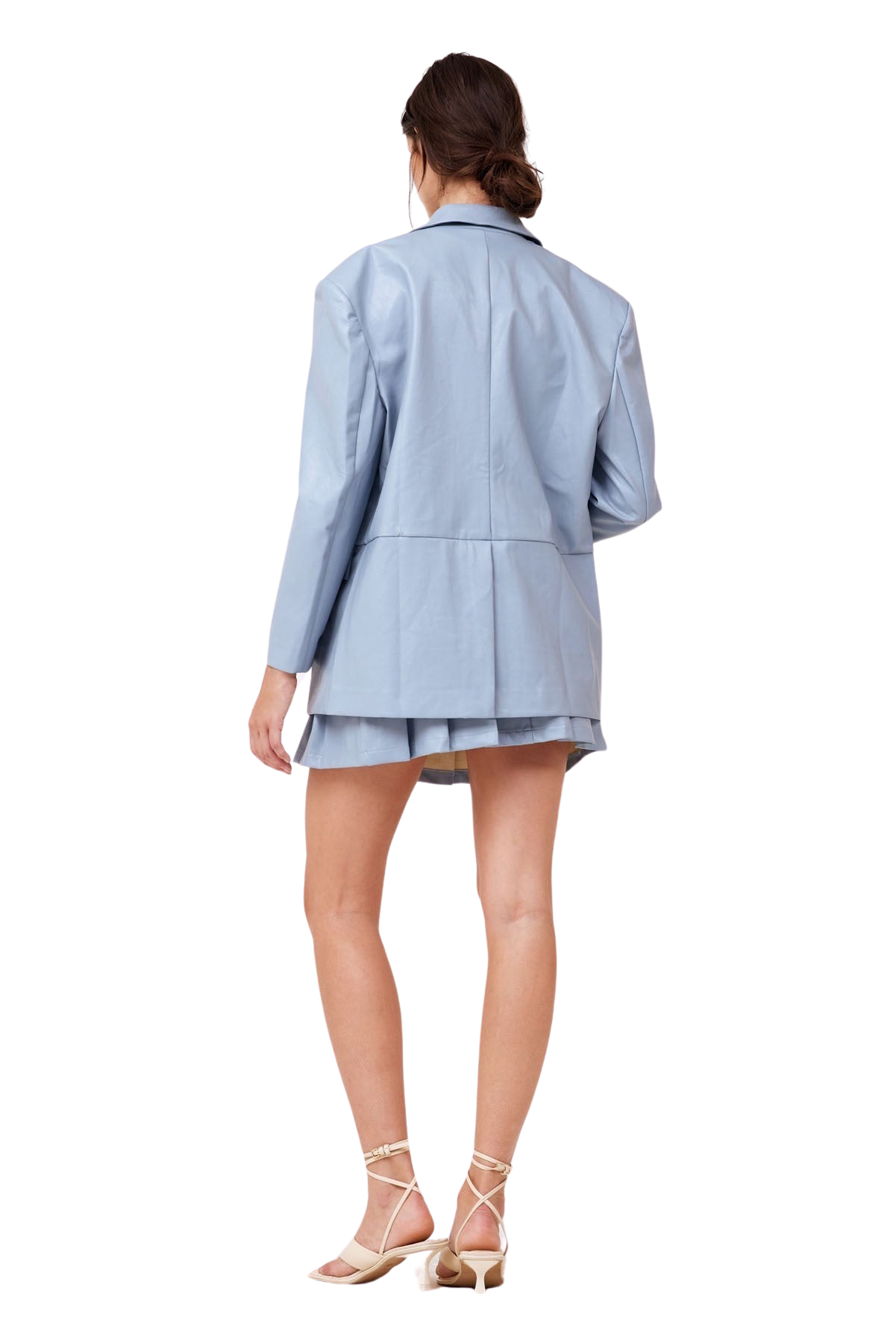 Apparel- Aureum Vegan Leather Blazer