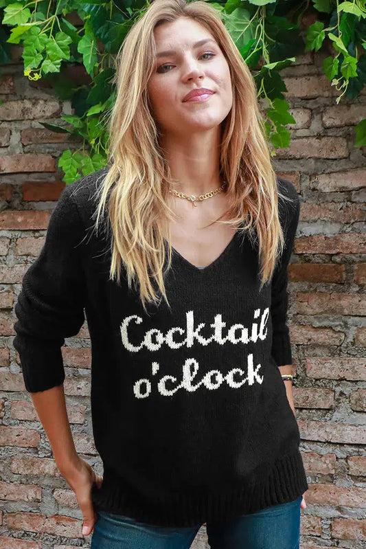 Apparel- Wooden Ships Cocktail O Clock Sweater