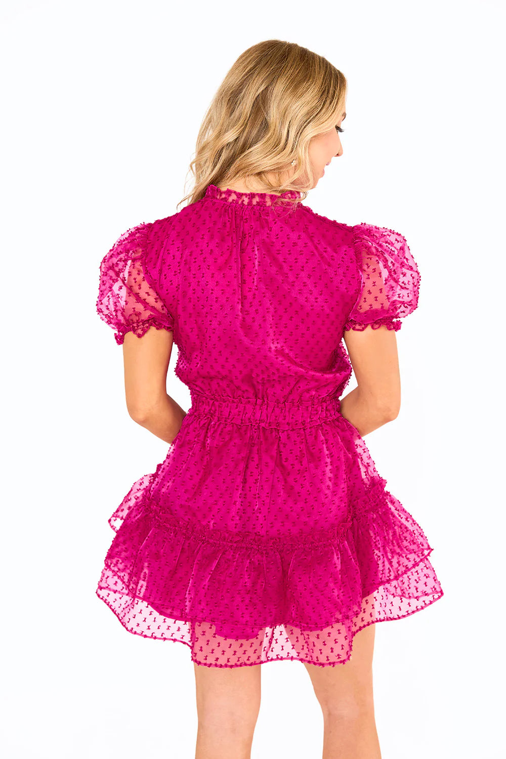 Apparel- Buddy Love Clementine Elastic Waist Mini Dress