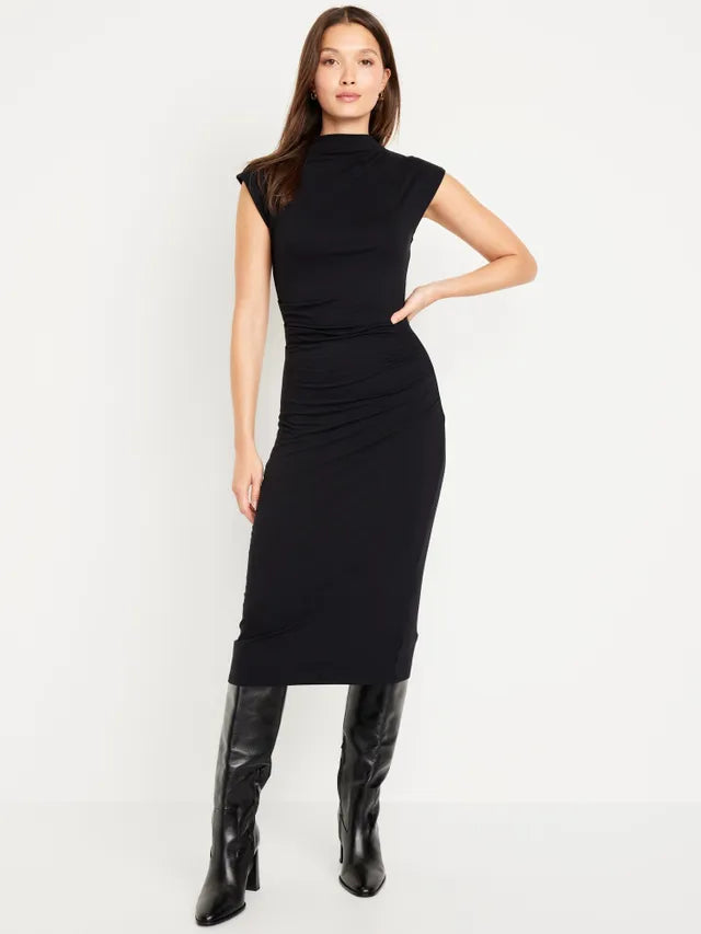 Apparel- Lucca Alistaire Mock Neck Knit Dress