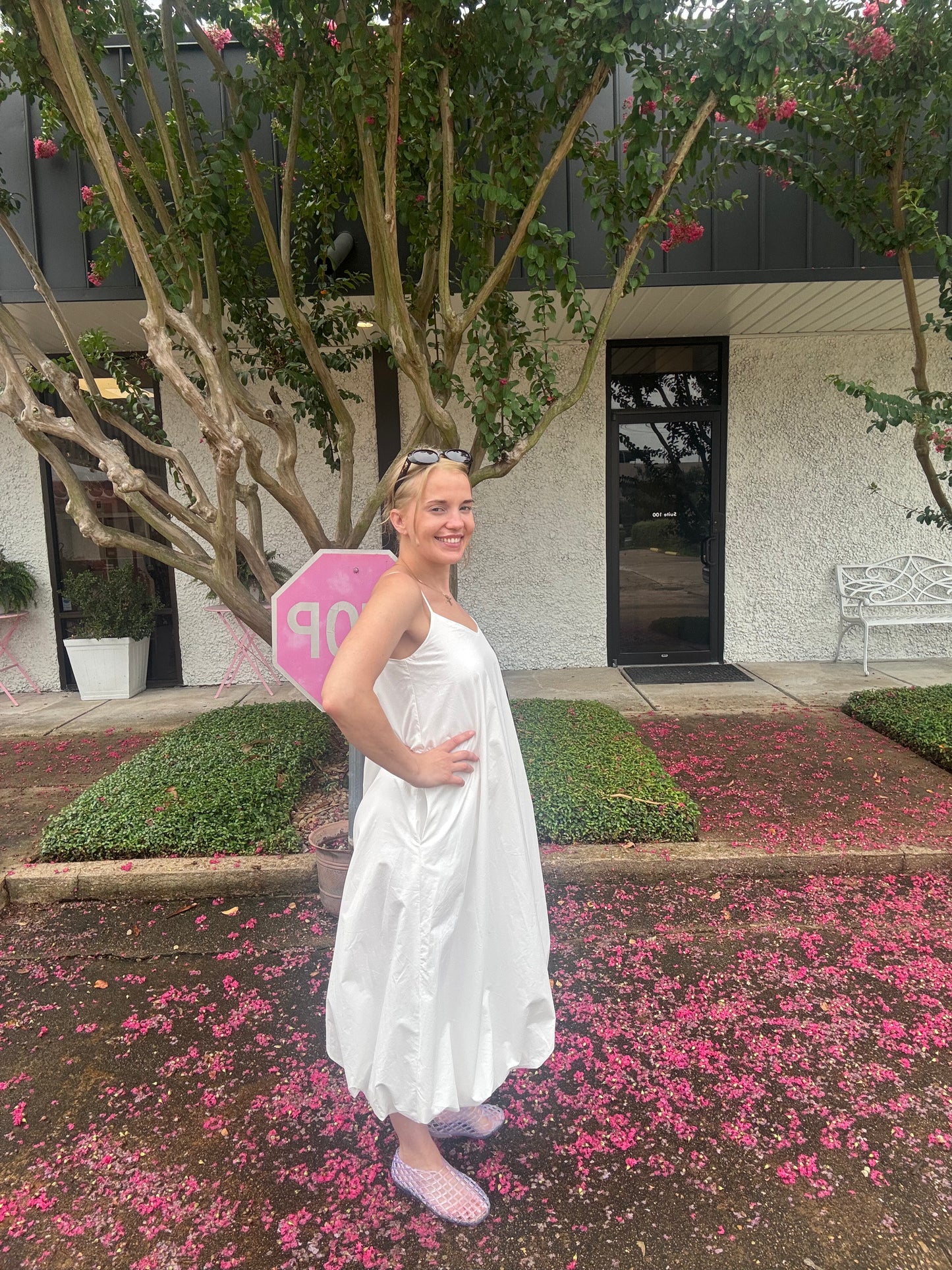 Needii Bubble Hem Maxi Dress