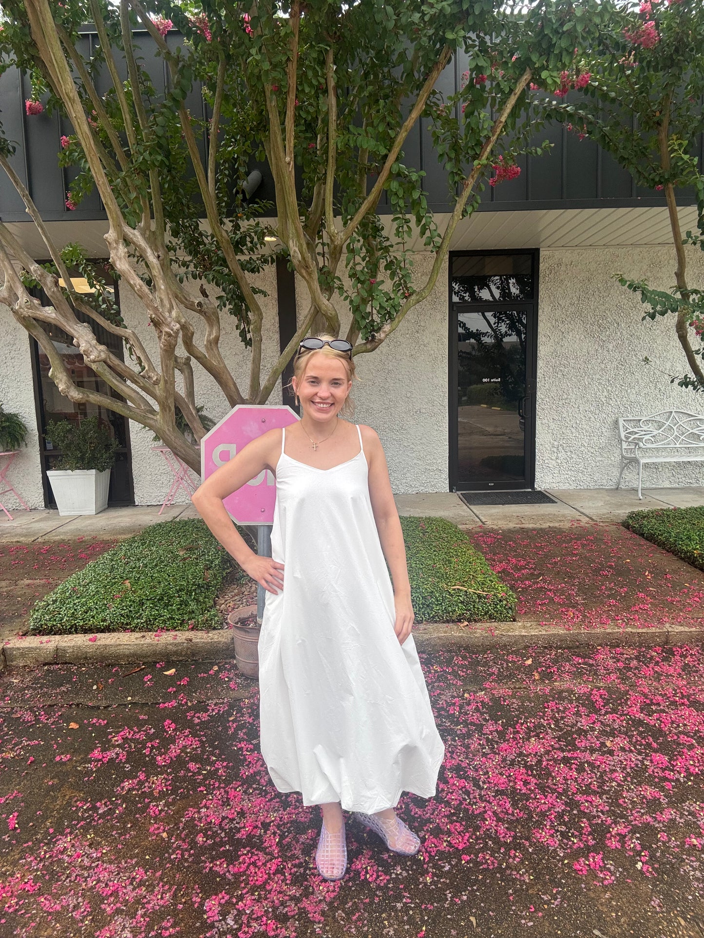 Needii Bubble Hem Maxi Dress