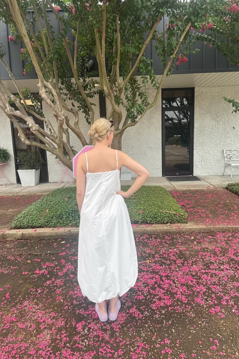 Needii Bubble Hem Maxi Dress