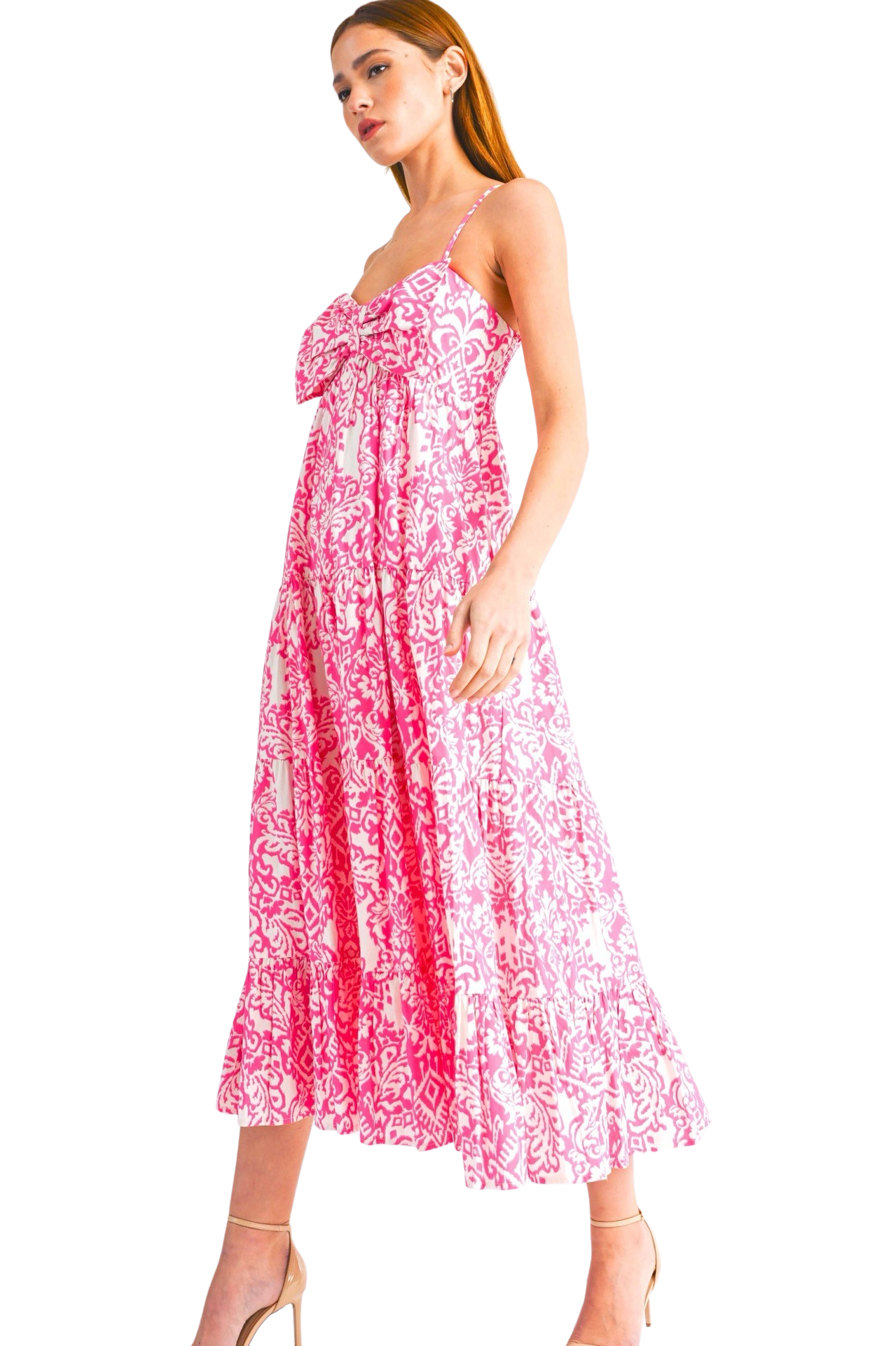Apparel- Reset by Jane Front Bow Maxi Dress