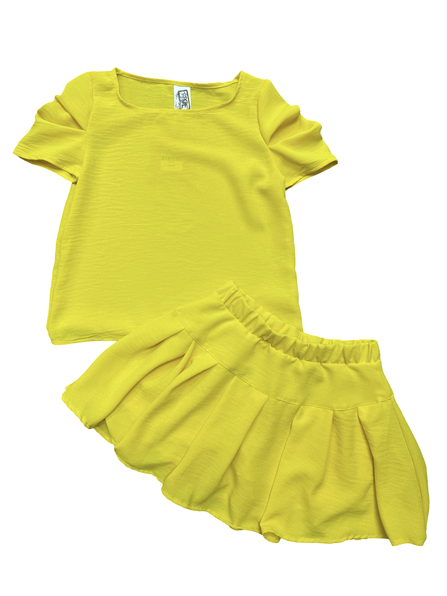Girls- Erge Airflow Pleated Sleeve Top