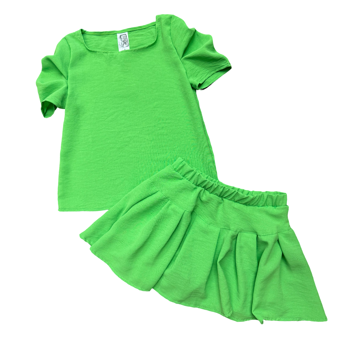 Girls- Erge Airflow Pleated Sleeve Top