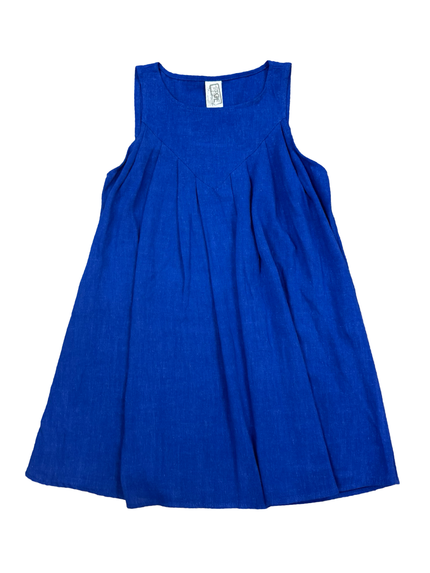 Girls- Erge Linen Tank Dress