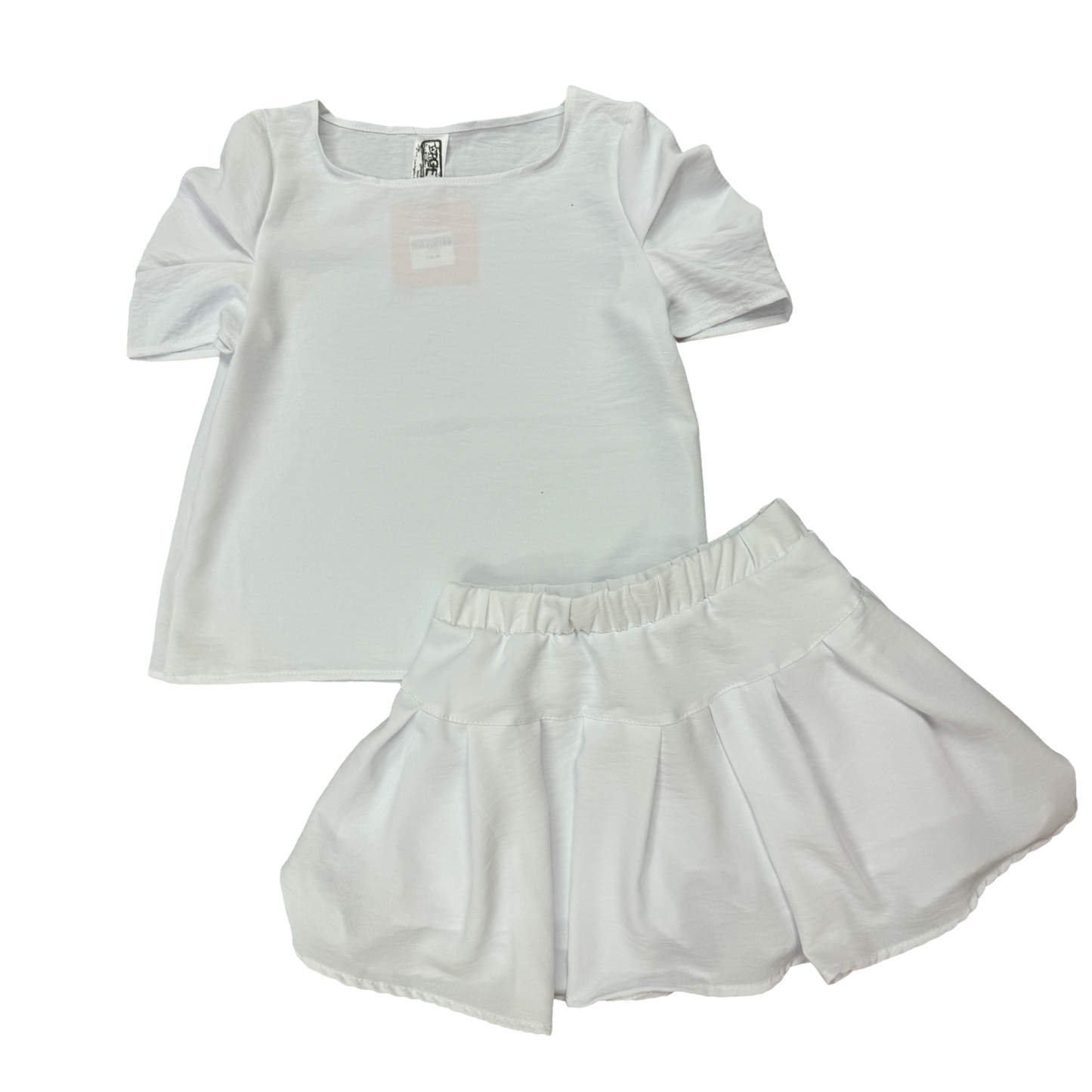 Girls- Erge Airflow Pleated Sleeve Top