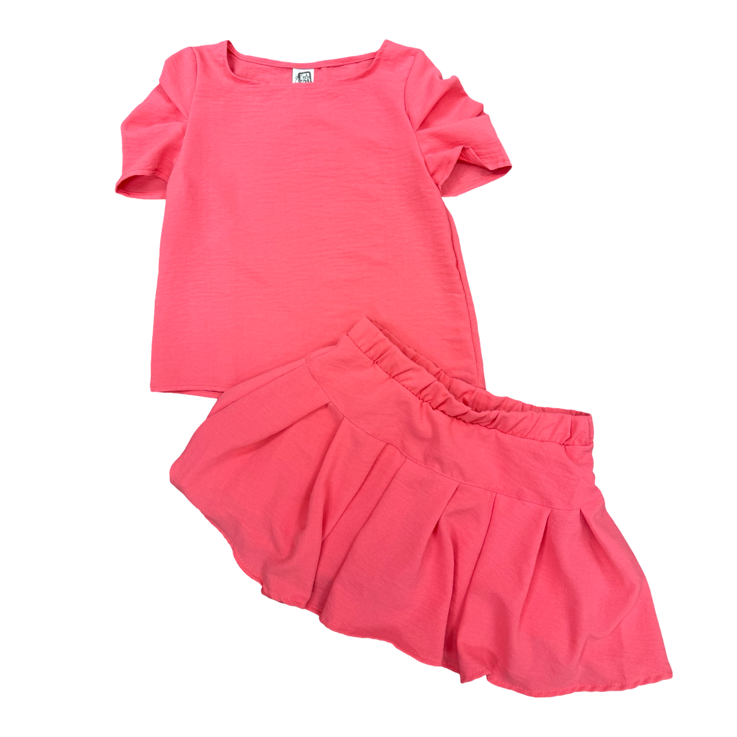 Girls- Erge Airflow Pleated Sleeve Top