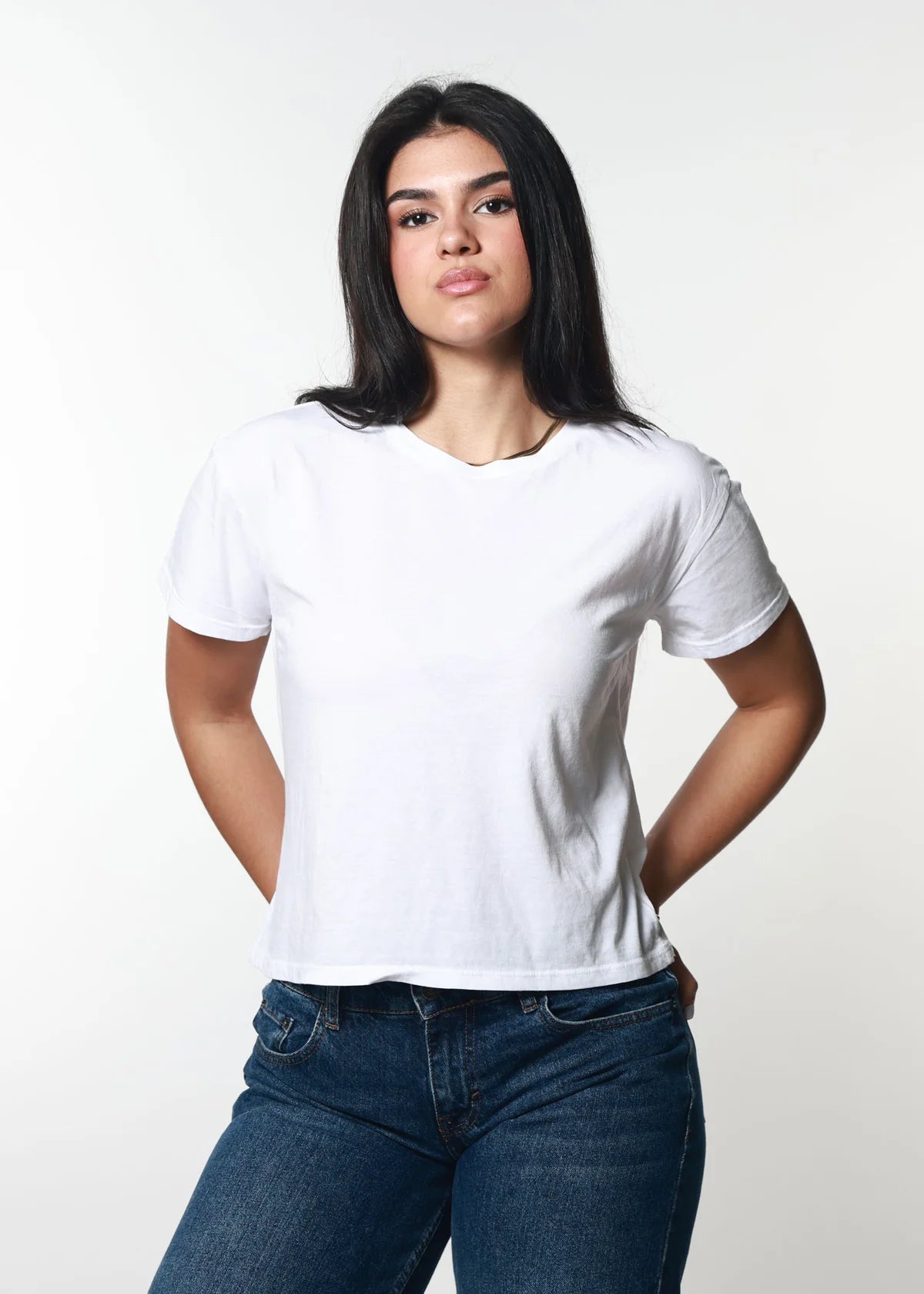 Girl Dangerous Basic White Classic Tee