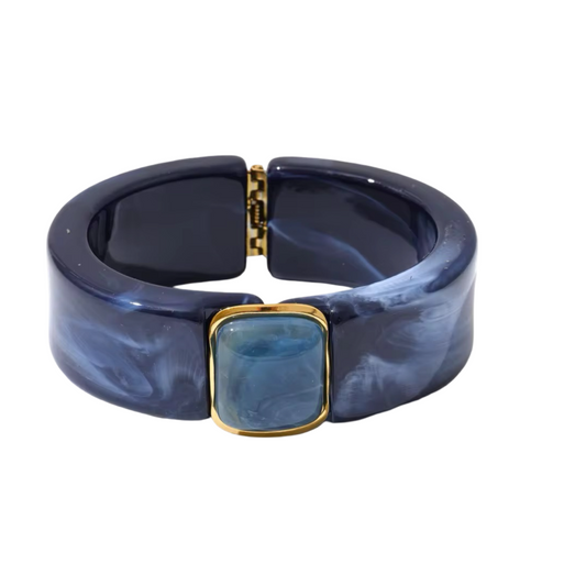 Bracelets- M&E Bling Retro Resign Hinge Bracelet