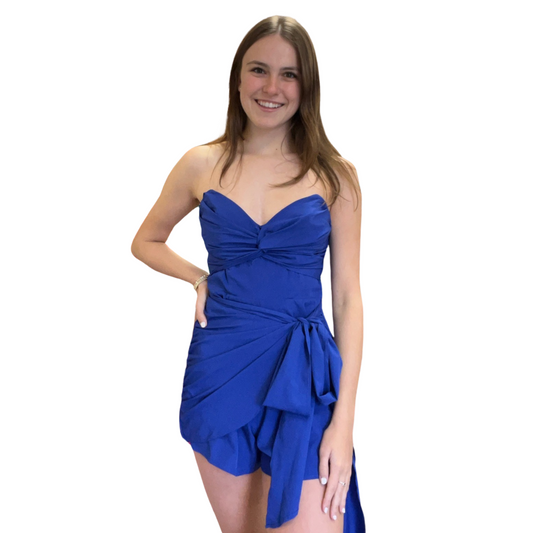 Apparel- One and Only Wraped Front Tie Romper