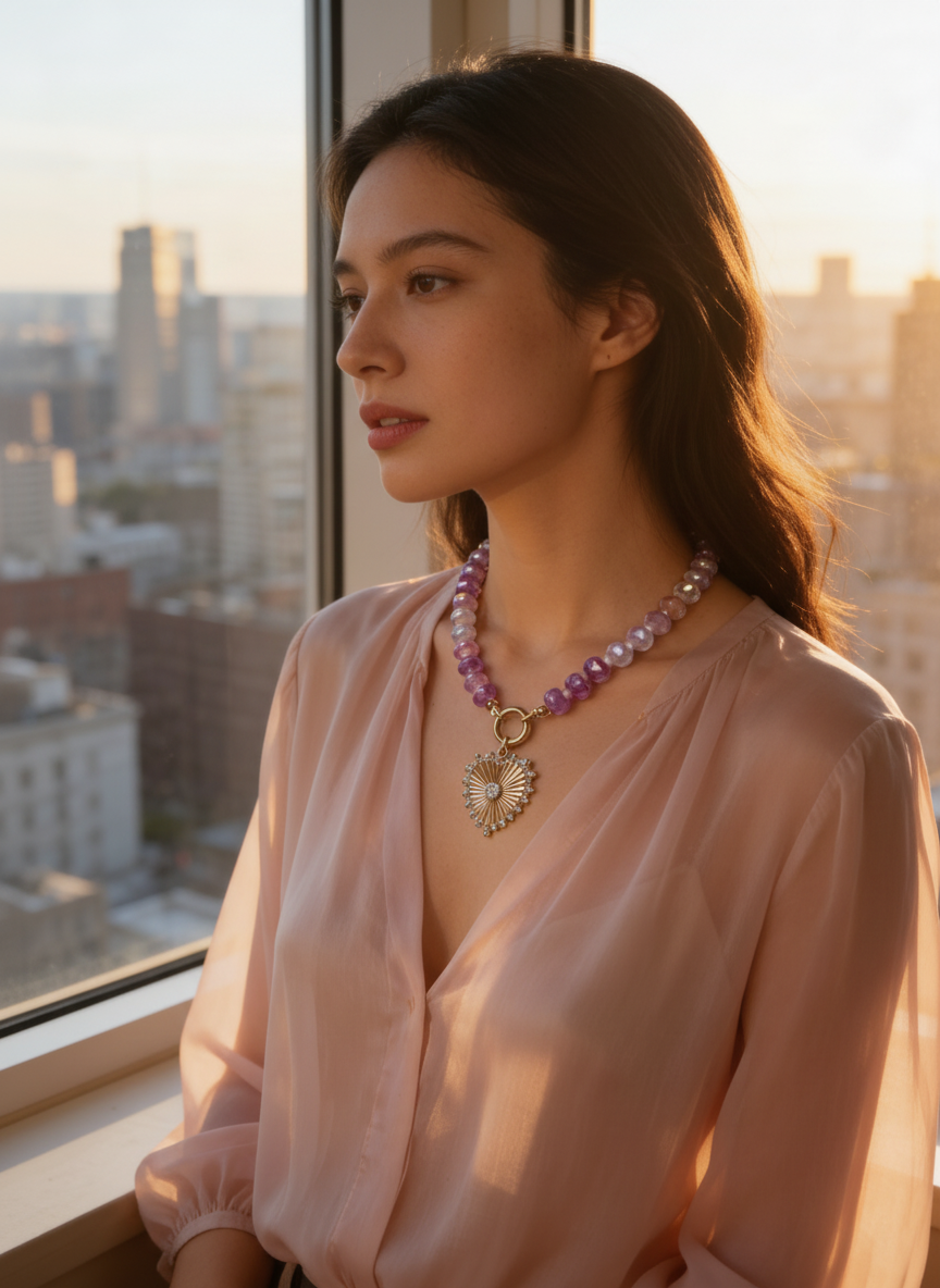Necklaces- Pink Bloom Necklace