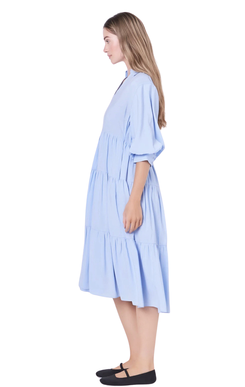 Apparel- English Factory Tiered Midi Dress