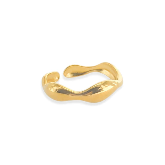 Rings- M&E Bling Water Resistant Gold Ring- 714rn002