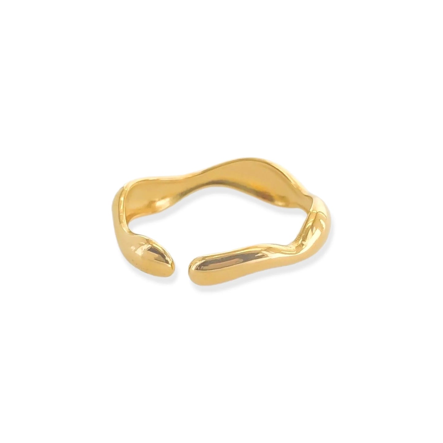 Rings- M&E Bling Water Resistant Gold Ring- 714rn002