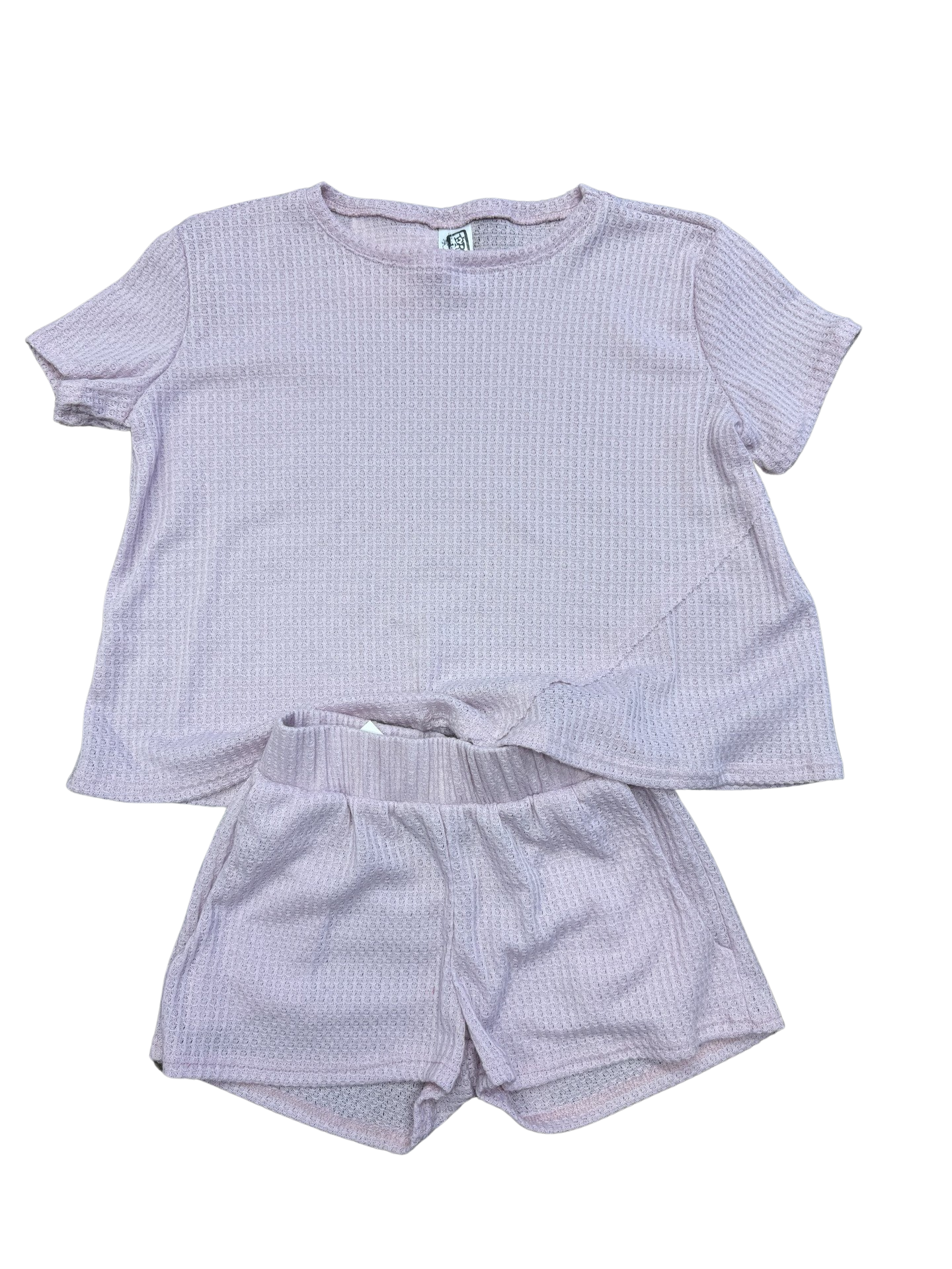 Girls- Erge Waffle Weave Short Set