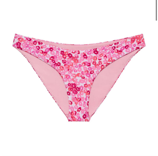 Swimwear- Peixoto Bella Full Bottom Pink Floral Swimsuit Bottoms Swimwear