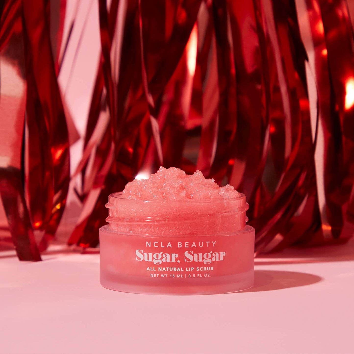 Face- NCLA Beauty Sugar Sugar Pink Champagne Lip Scrub