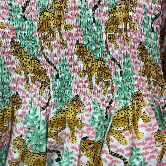 Apparel - Darlington Isle Smocked Leopard Dress