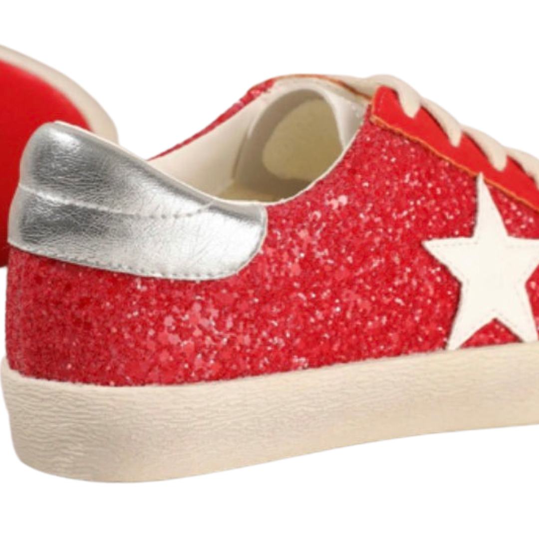 Sneakers- Mi.iM Skylar Star Sneaker Red