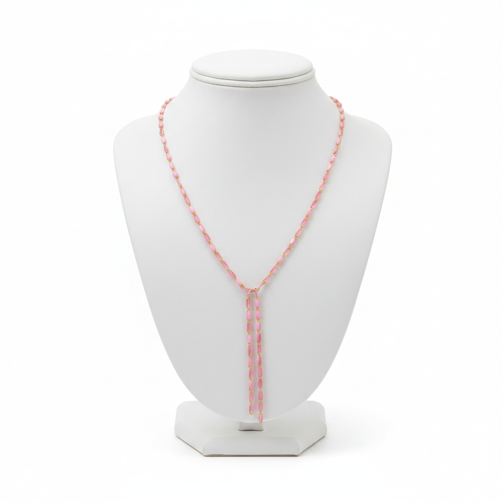 Necklaces- M&E Bling Dainty Enamel Chain