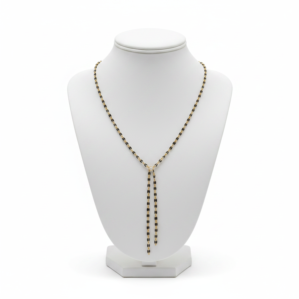 Necklaces- M&E Bling Dainty Enamel Chain