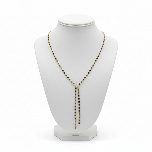 Necklaces- M&E Bling Dainty Enamel Chain