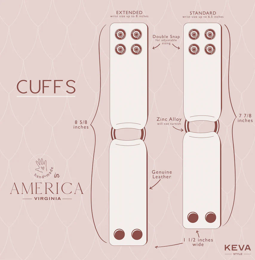 Bracelets- Keva Margaret Ann Leather Cuff