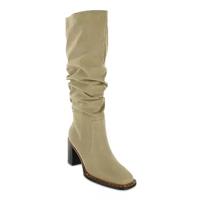Boots- MIA Viktorya Tan Faux Suede Memory Foam Dress Boots
