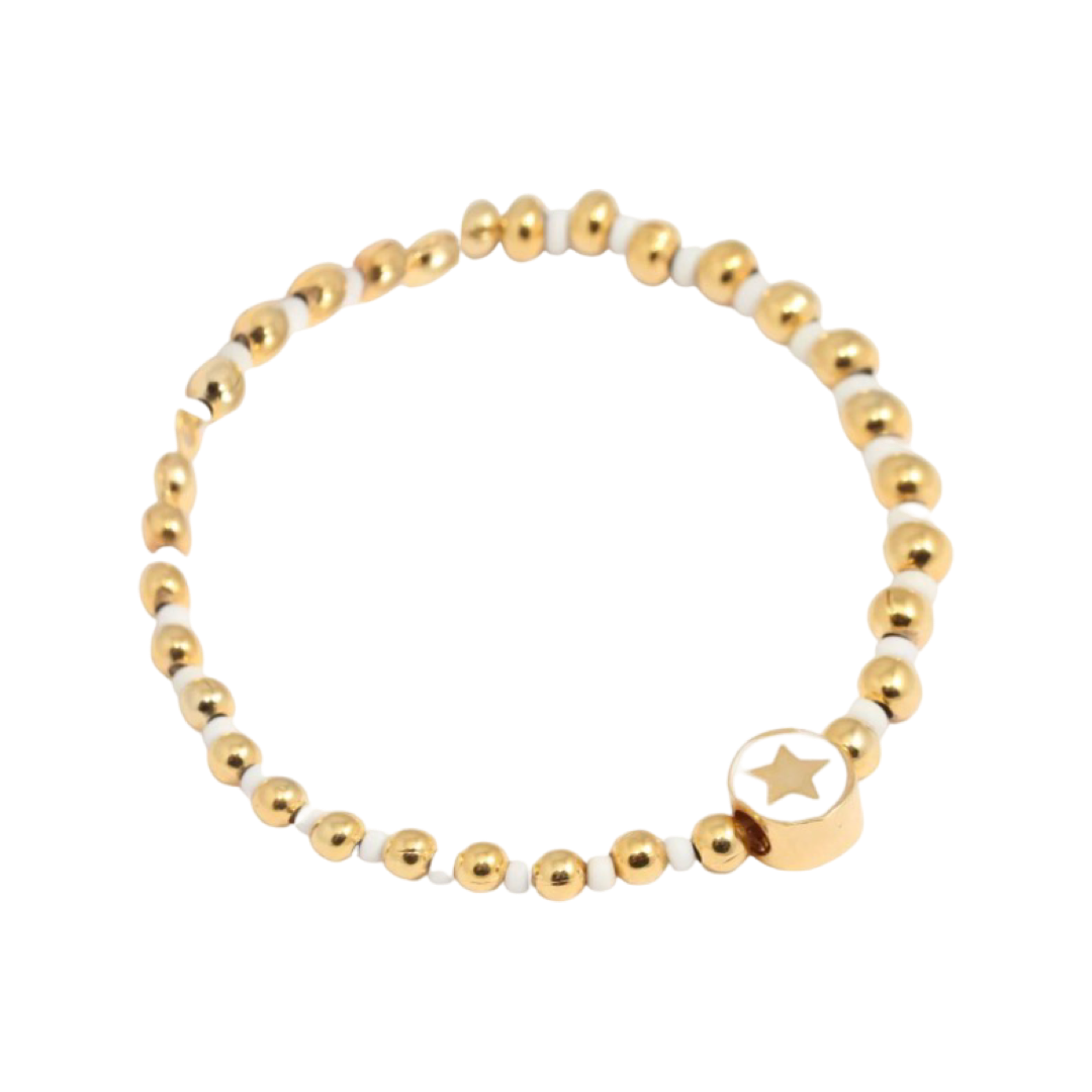 Bracelets- The Crowns Bespoke Gold Beaded Bracelets