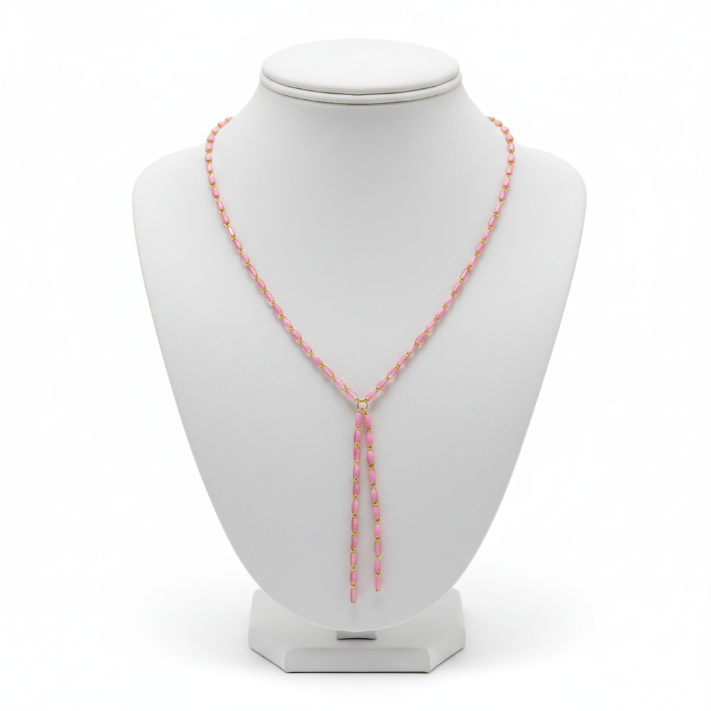 Necklaces- M&E Bling Dainty Enamel Chain