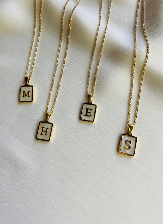 Necklaces- Mila and Stevie Frankie Rectangle CZ Necklace