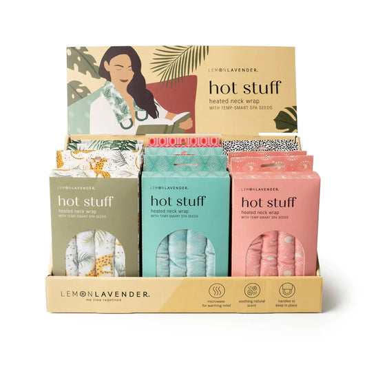 Body- Lemon Lavender Hot Stuff Heated Neck Wraps