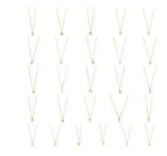 Necklaces- The Crowns Bespoke 18k Alphabet Necklace