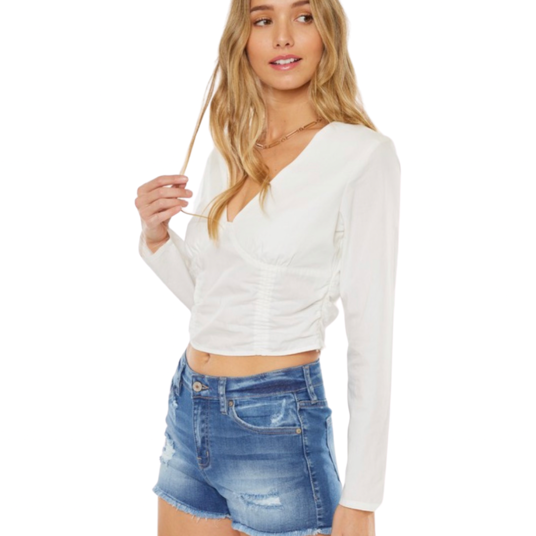 Apparel- Kan Can Mid Rise Denim Shorts