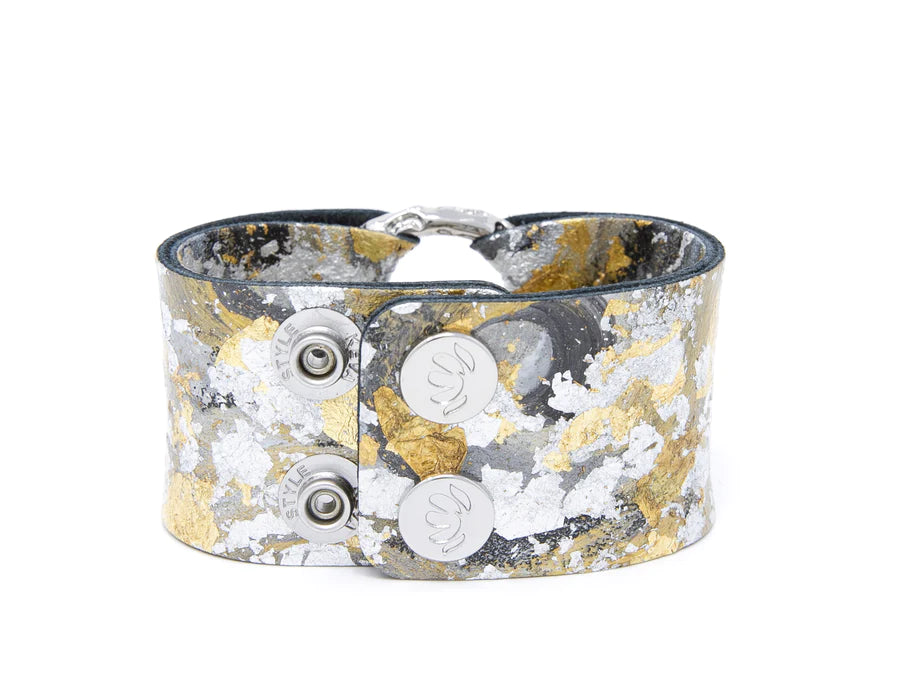 Bracelets- Keva Phyllis Leather Cuff