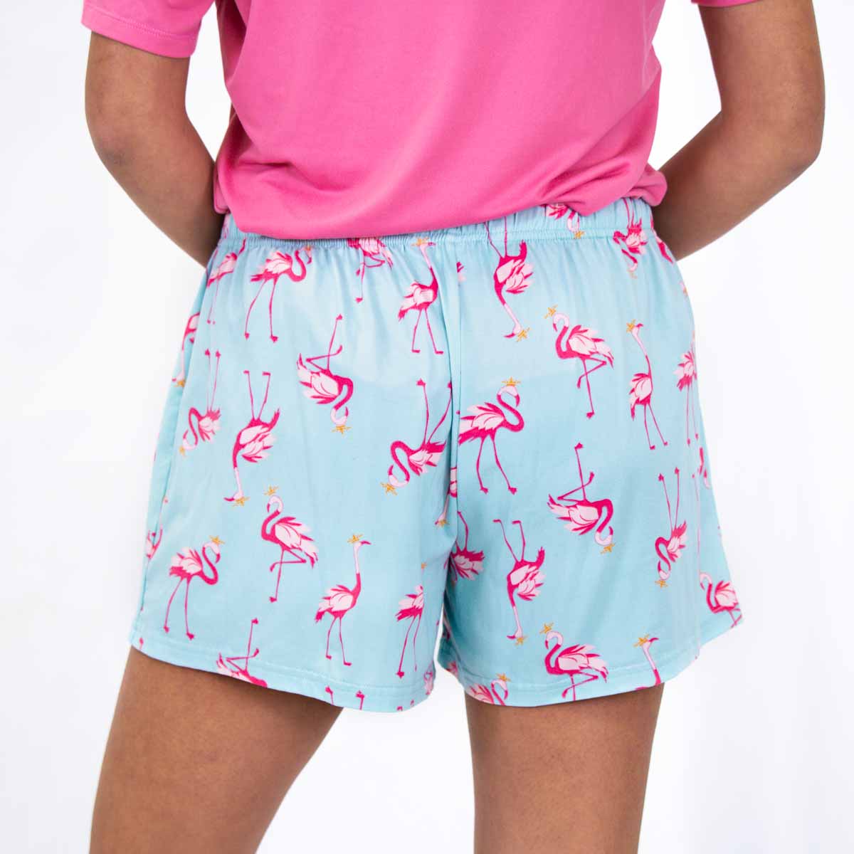 Apparel- Royal Standard Loungewear Flamingo Sleep Shorts