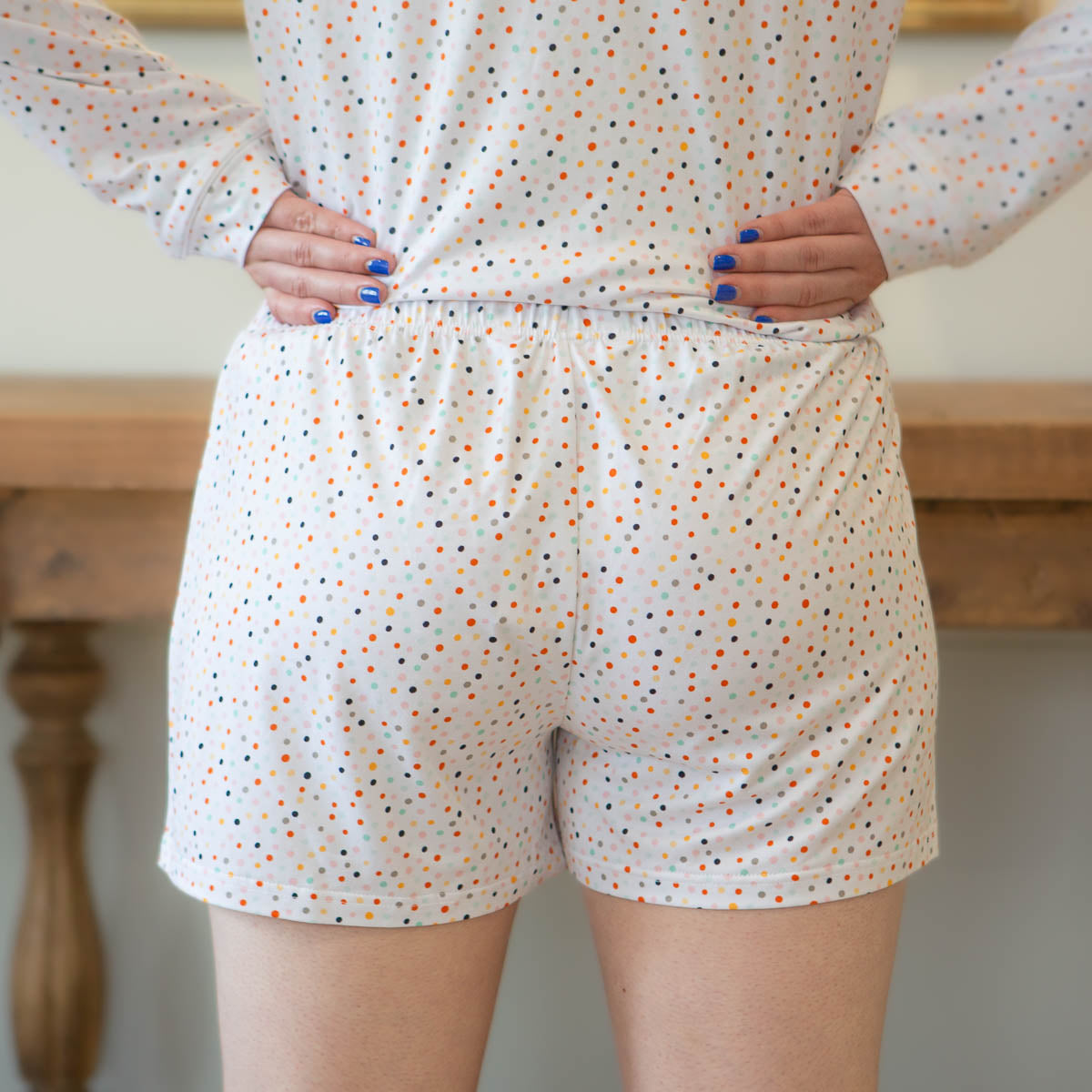 Apparel- Royal Standard Loungewear On The Dot Sleep Shorts
