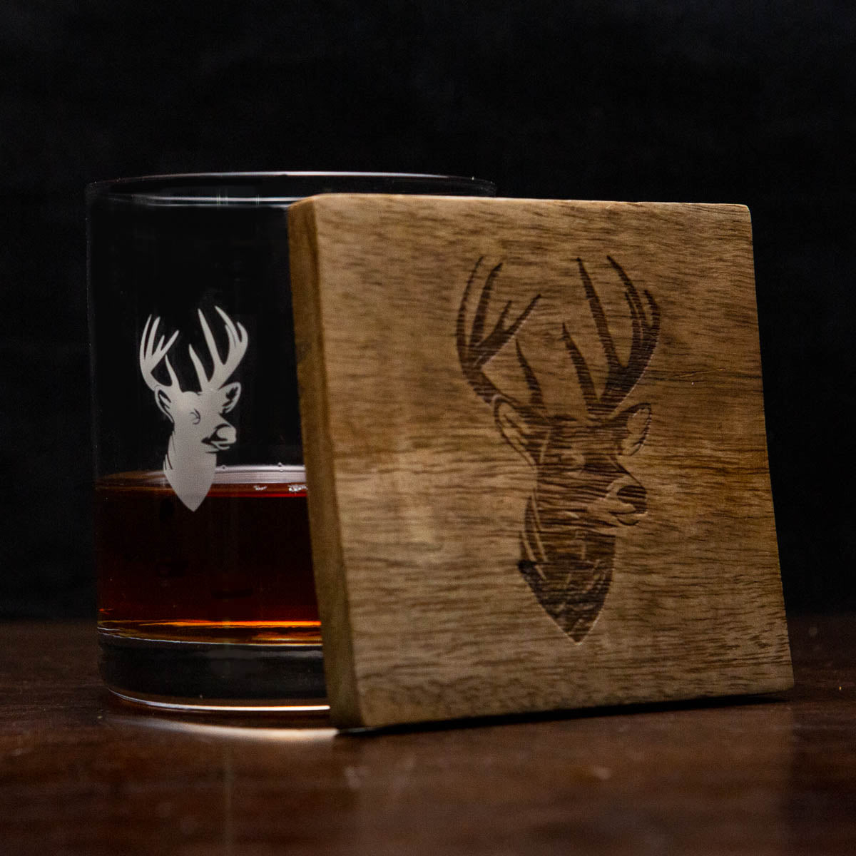 Glasses- Royal Standard Rocks Glass Gift Set Deer