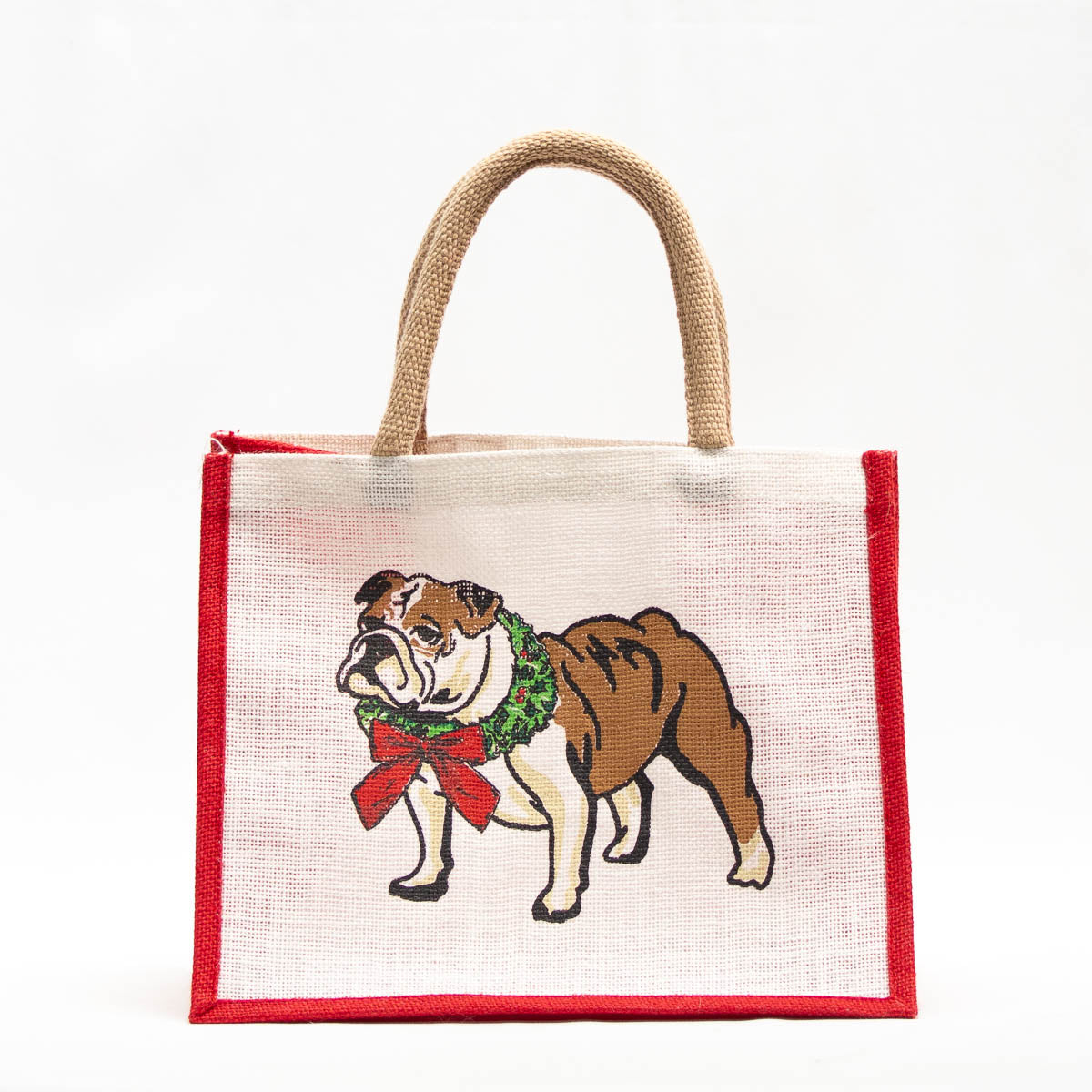 Bags- Royal Standard Christmas Bulldog Gift Tote Bag