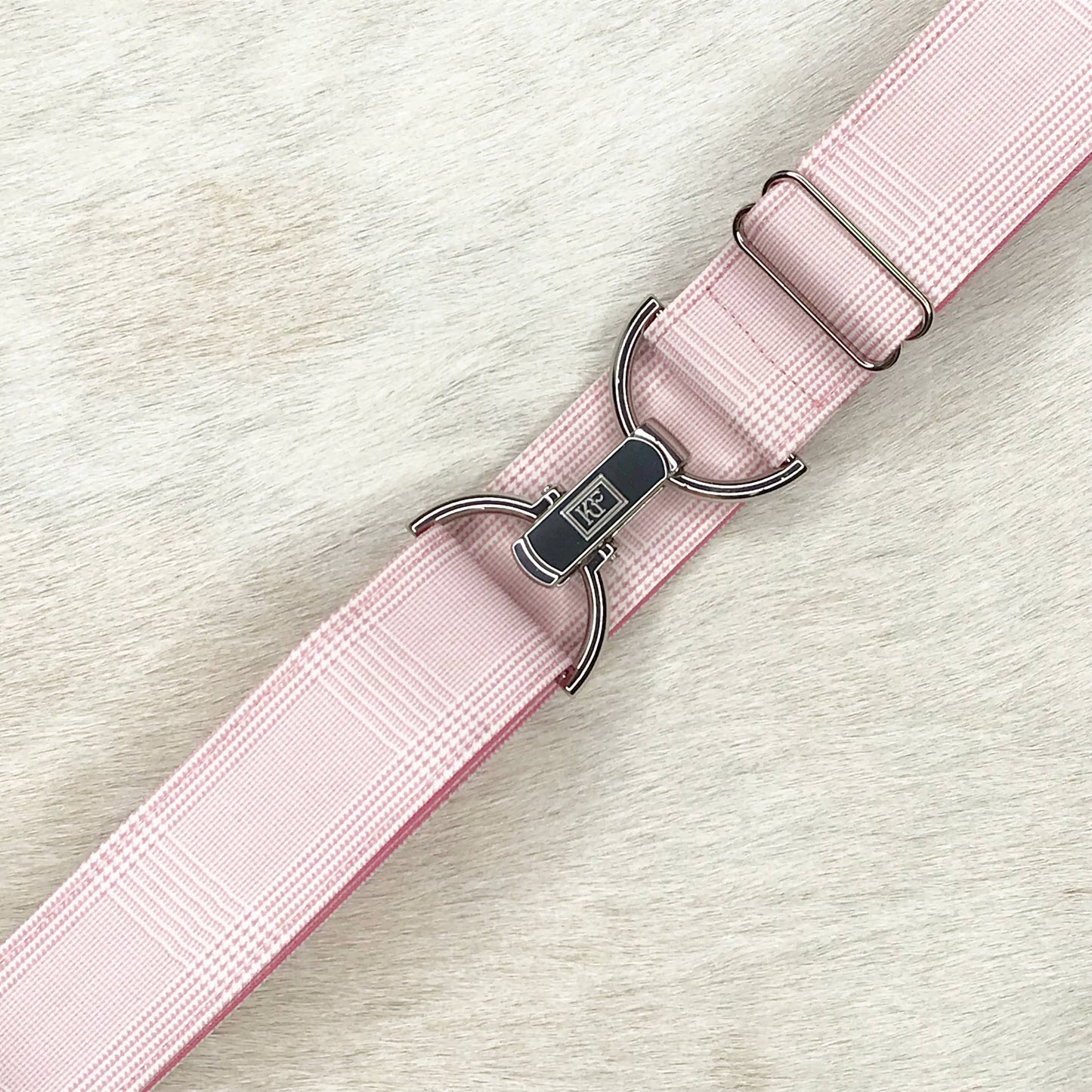 Belts- KF Clothing Pink Plaid