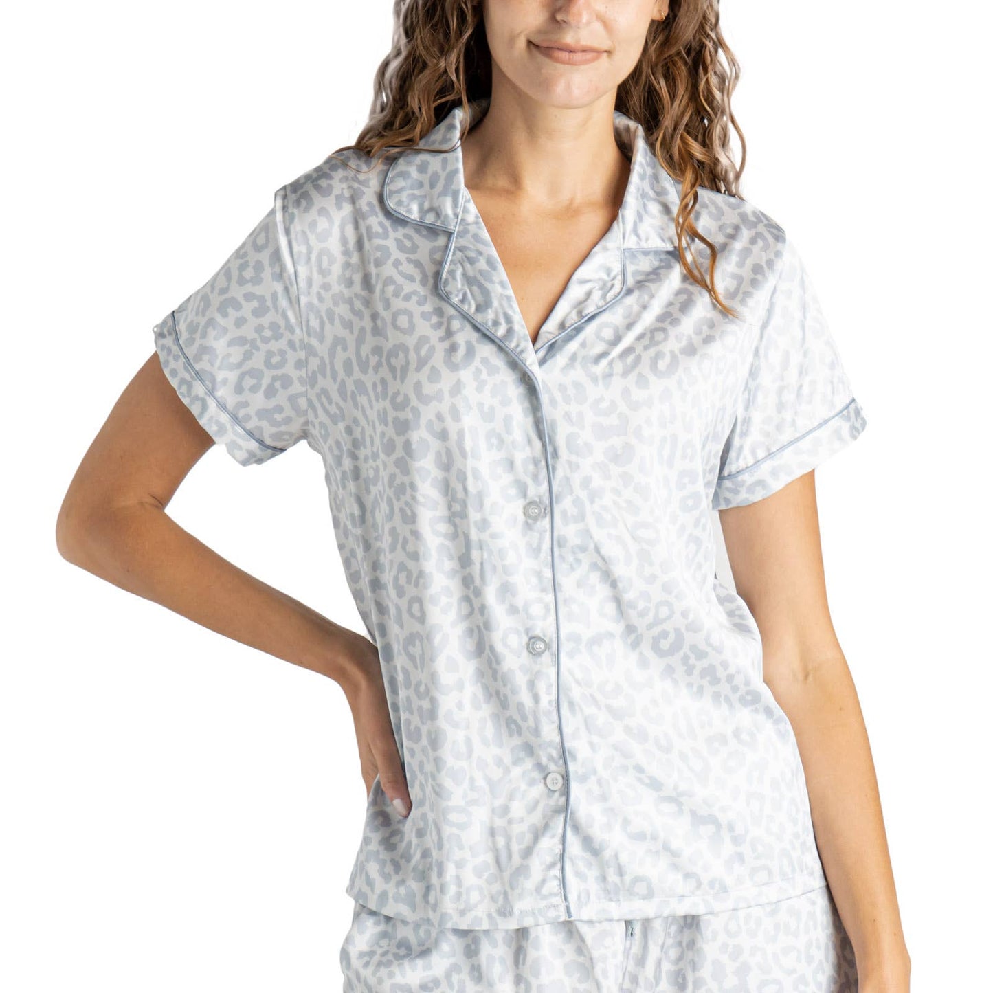 Apparel- Hello Mello® Beauty Sleep Satin Pajama Top