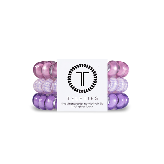 Hair- Teleties Hair Ties Pink Thistle