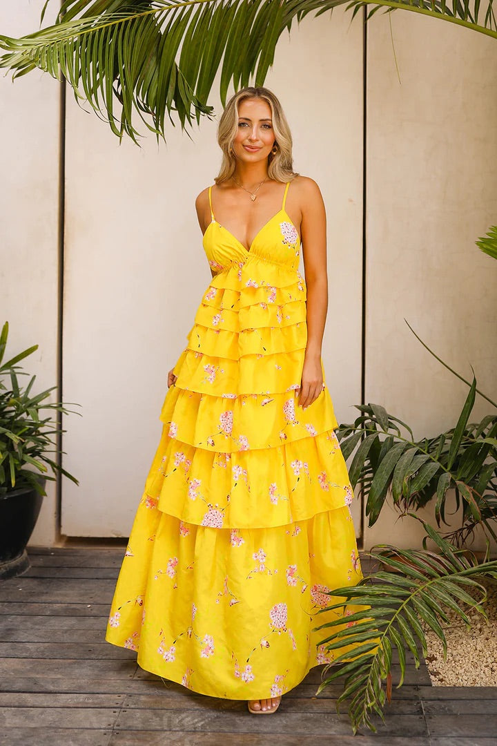 Apparel - Buddy Love Callie Tiered Maxi Dress